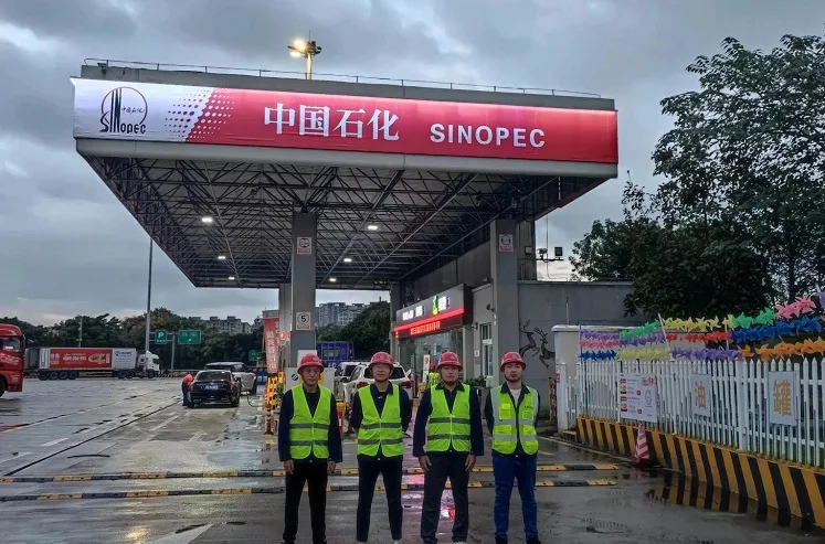 Another Vapor Recovery Equipment Installing task at Sinopec