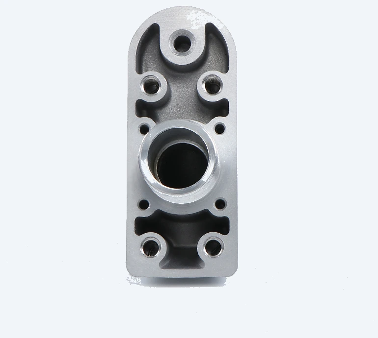 Type B composite hose connector with a 1 in NPT outlet, mounting face and hole pattern