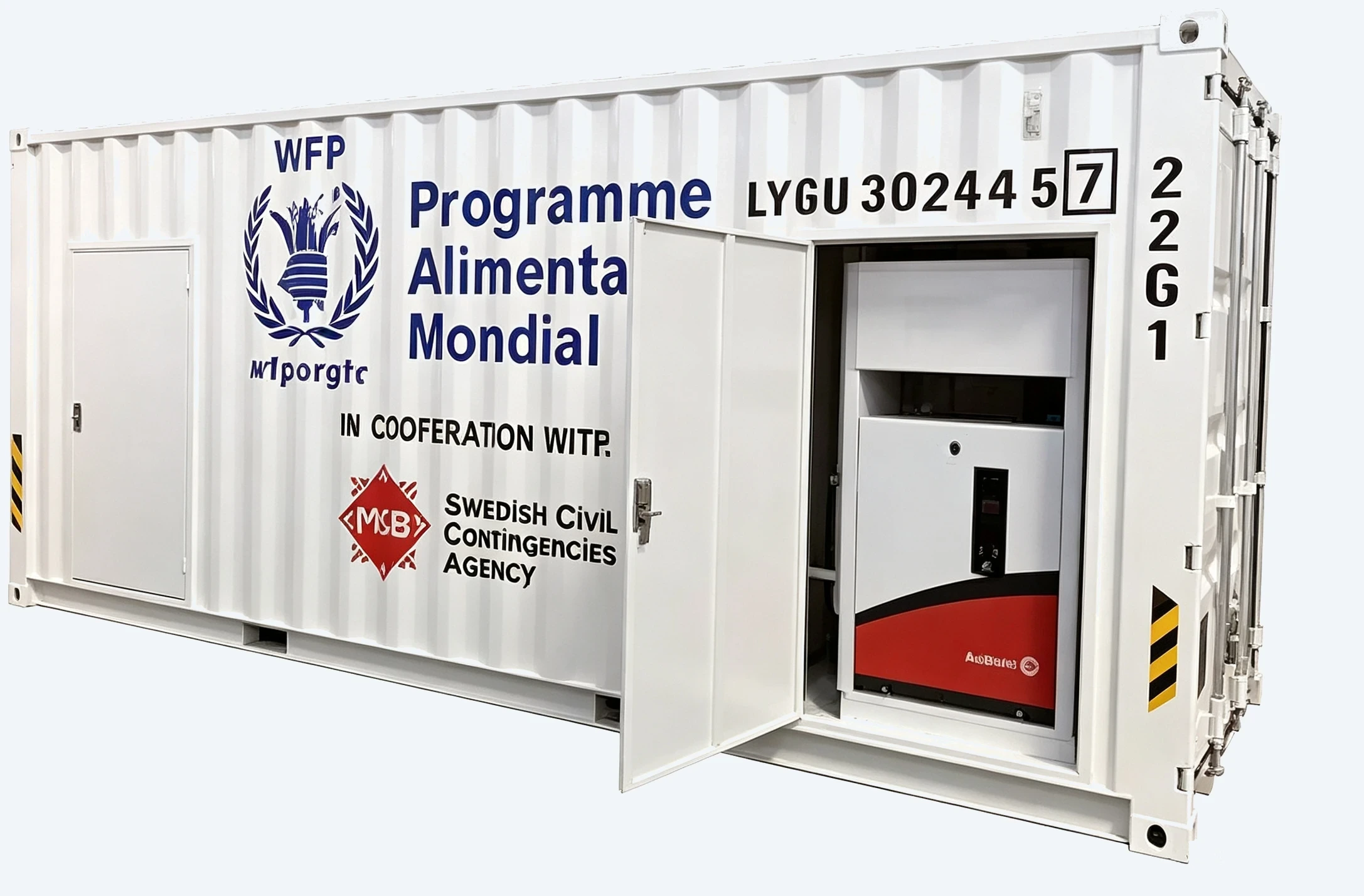 Containerized mobile fuel station