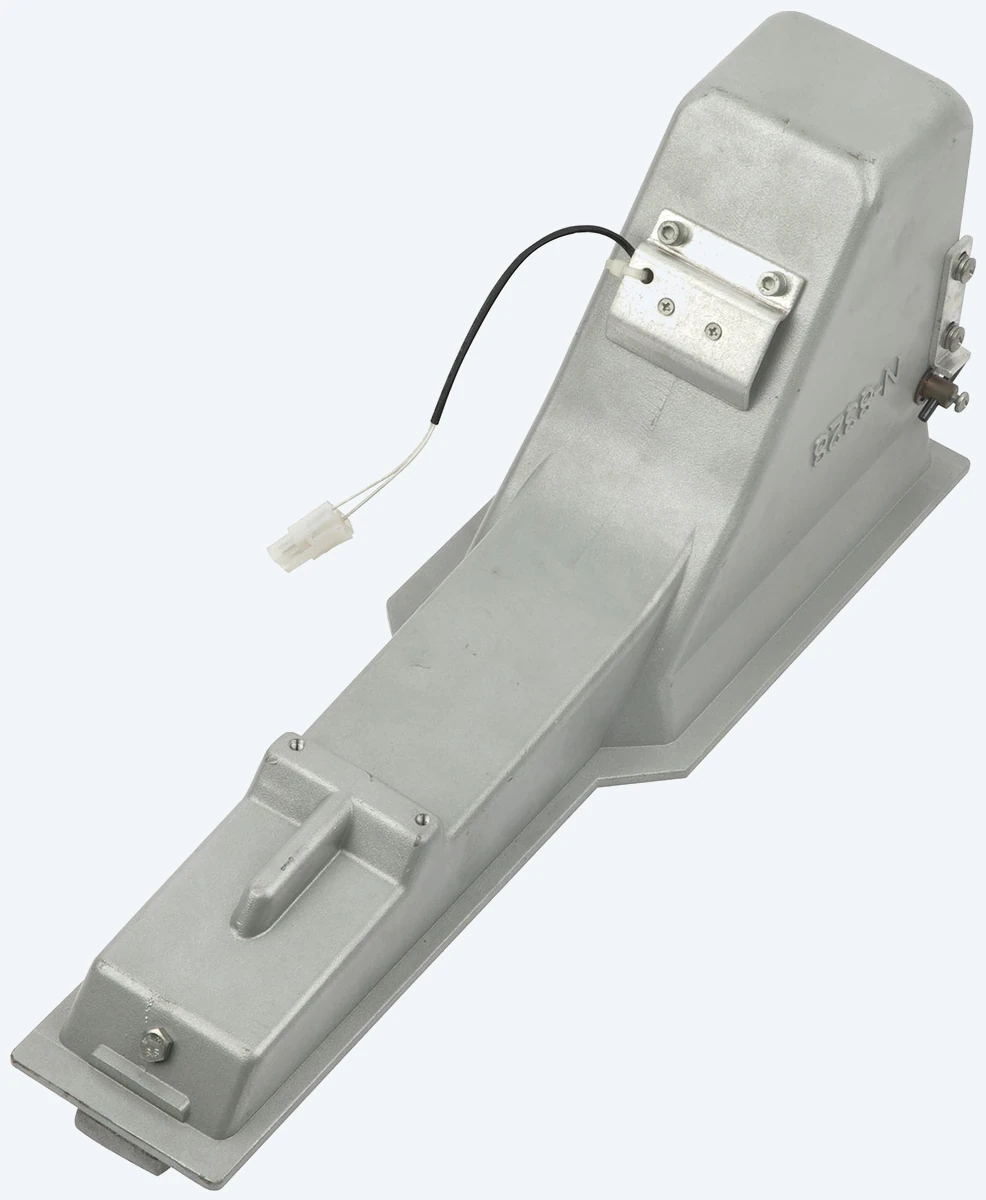 N8328 nozzle holder &mdash; three-quarter view with switch cable