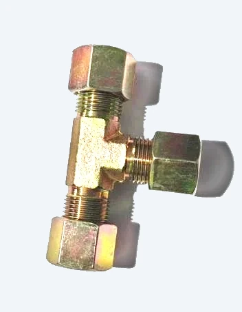 Copper pipe three-way fitting