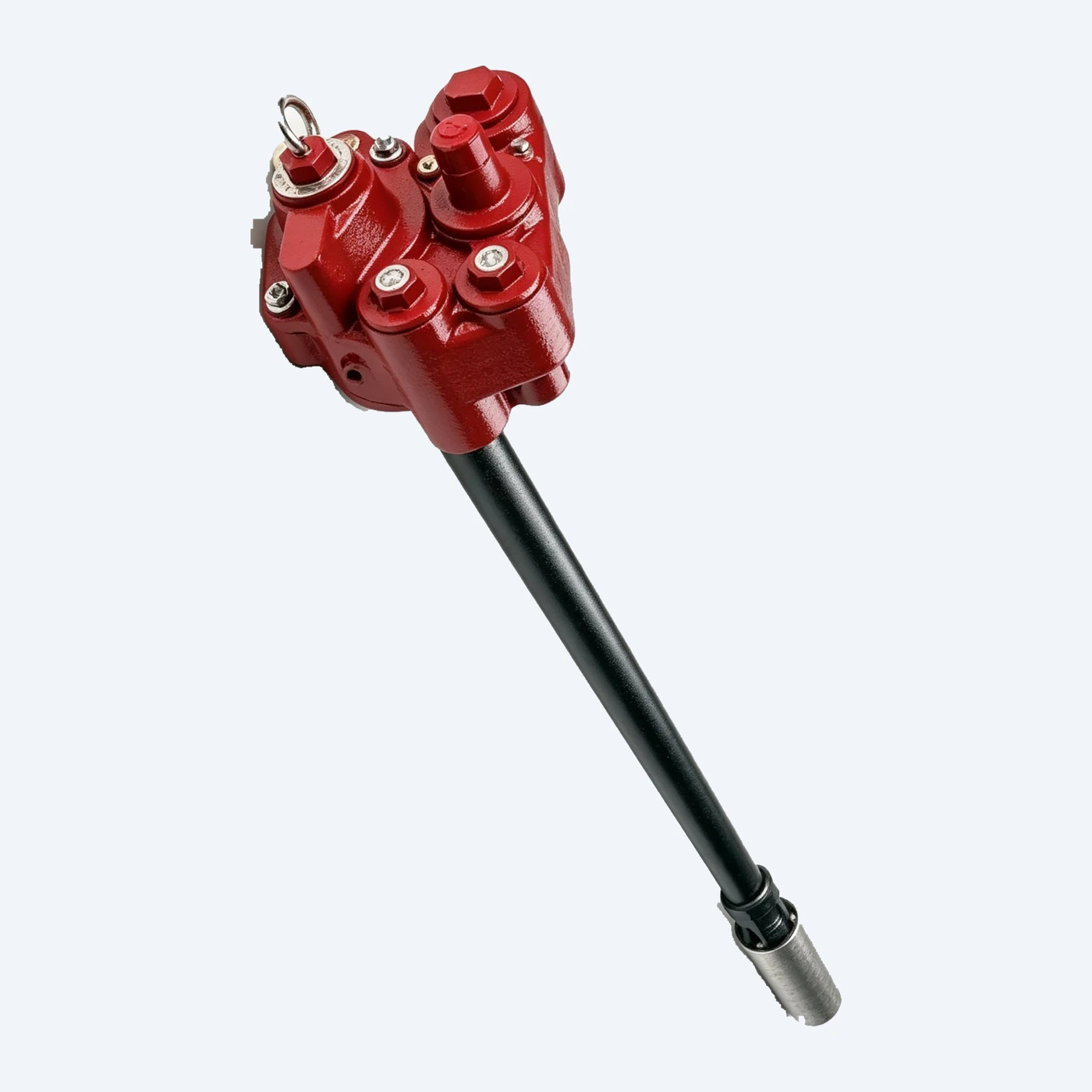 STP Submersible Turbine Pump — Type DT-STP series, red discharge head with stainless submersible motor end