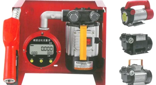 DT-PS-A2 electronic pump set, red frame with round digital register
