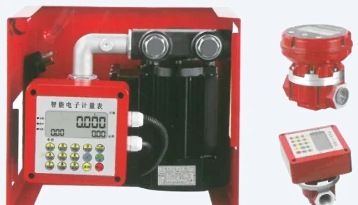 DT-PS-A4 Ex-proof preset pump set, red frame with explosion-proof register and pulser